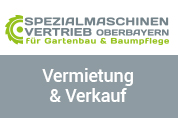 Chiemgau Baumpflege Vermietung und Verkauf von Wurzelstockfräsen
